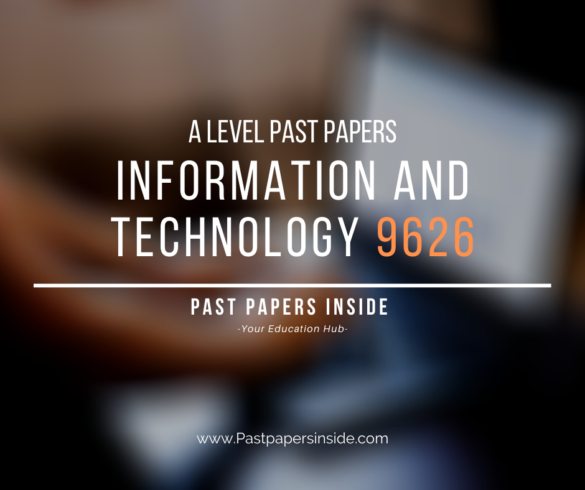 A Level Information And Technology (9626)