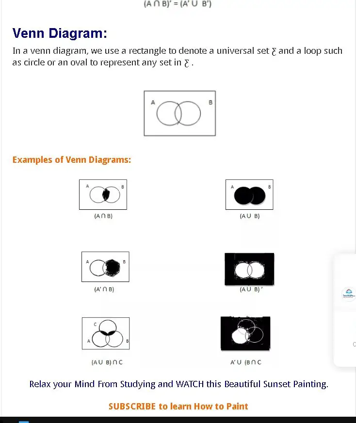 Venn Diagrams