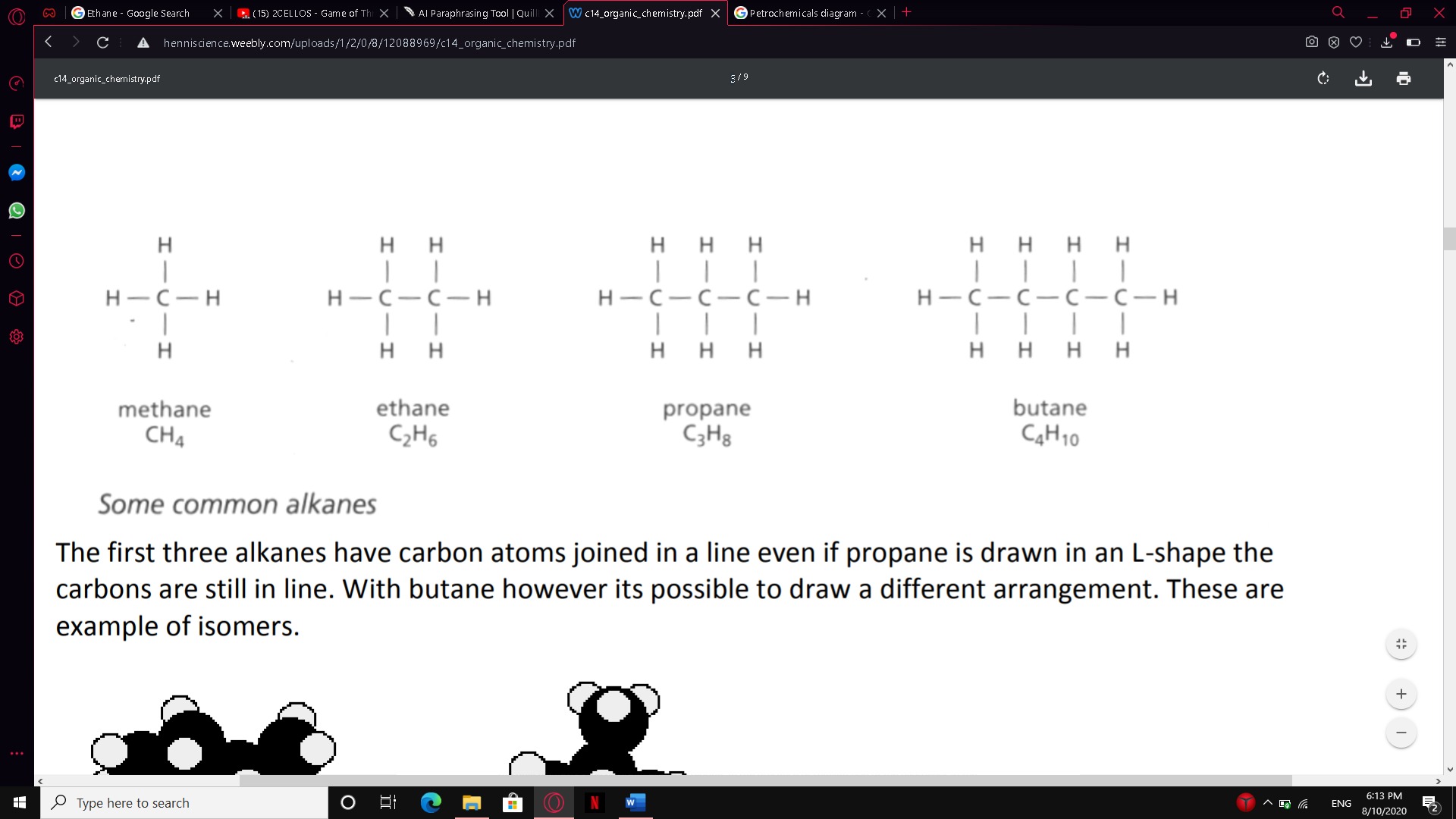 Alkanes