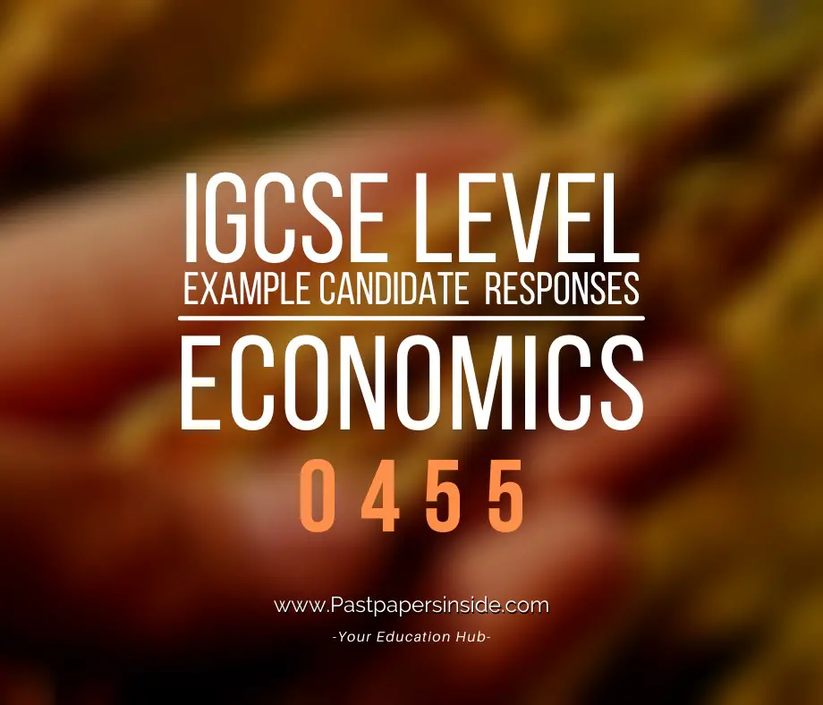 Igsce English 0500 Example Candidate Response And Syllabus Past O Level ...