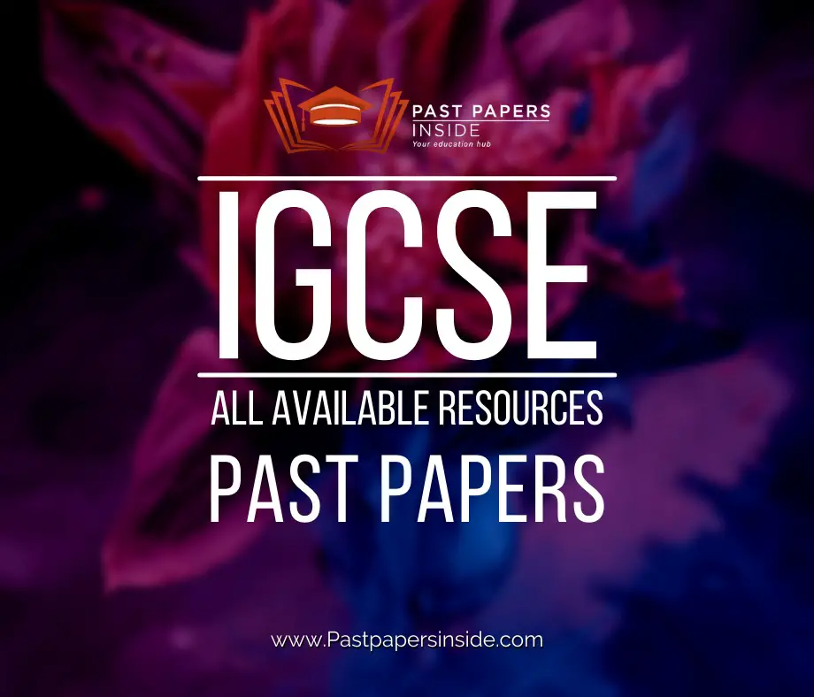 IGCSE Past Papers