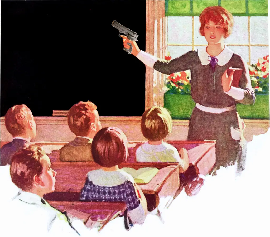 carrying guns