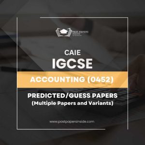 ACCOUNTING 0452 Predicted Papers